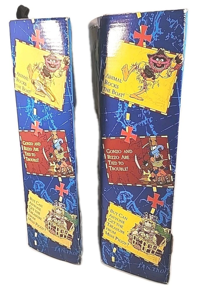 Muppets Treasure Island Kermit the Frog and Miss Piggy 1995 Nuevo en caja. Foto 4 de 4
