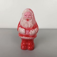 Rare VINTAGE CELLULOID SANTA RATTLE CHRISTMAS USA