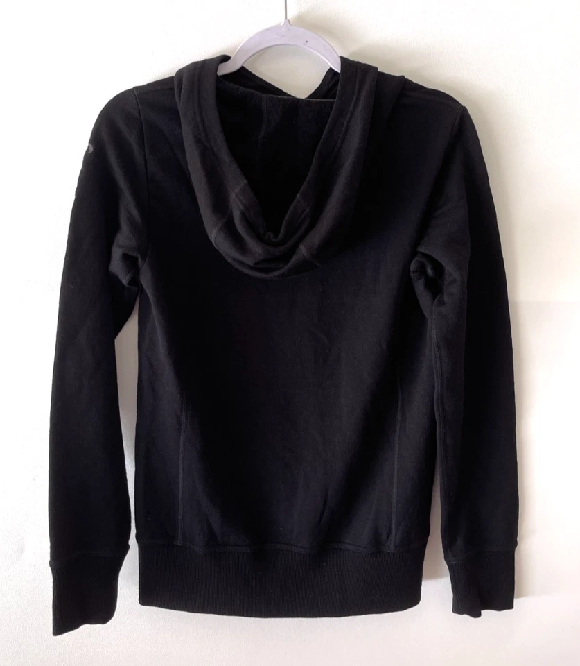 Icebreaker Merino Sudadera con Capucha para Mujer XS Negro Pullover Polar Cálido Suéter Foto 4 de 4