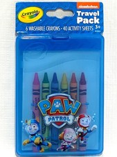 Nickelodeon PAW Patrol Crayola Crayons Travel Pack Activity Kit - NEW