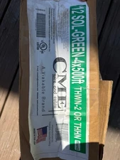12 Sol Green 4x500ft THWN-2 or THHN (CME Wire and Cable)