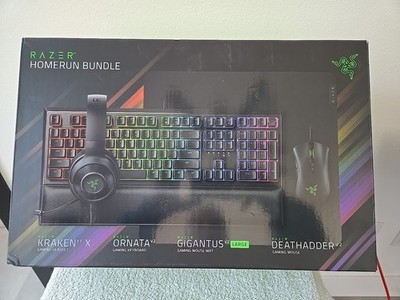 Razer, ''Homerun'' RGB Keyboard + Mouse + Mat + Headset Bundle Missing Headset