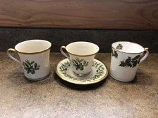 Lenox and Queens china holiday mugs