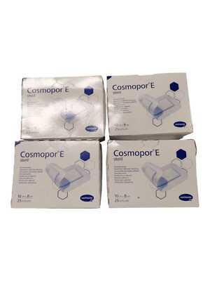 4 X HARTMANN Cosmopor E, 10cm x 8cm, 25 StückWundpflaster