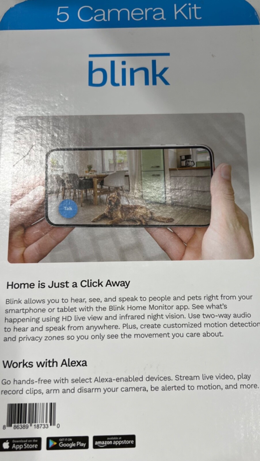 Blink 5 Camera System 4 Outdoor Cameras 1 Mini Indoor Plugin Camera