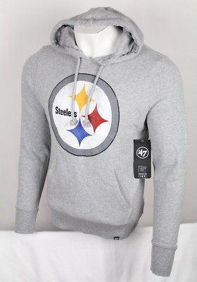 Pittsburgh Steelers Men's Hoodie Small Knockaround Headline Graphic Gray
