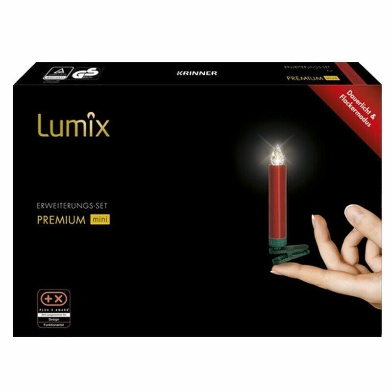 SCHENK HOLZKUNST LED LUMIX Classic Superlight 5 Stück Mit Fernbedienung
