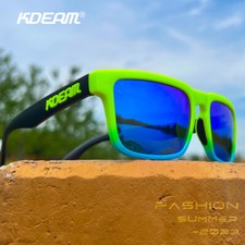 KDEAM Square Polarized Sport Sunglasses Men Women Driving Fishing Goggles Hot