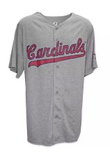 1956 THROWBACK JERSEY sga cardinals XL st. louis stl NEW grey ADULT 2016 promo