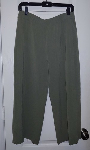 CROPPED SLIT PANTS(DARK GREEN) parkingmladenovac.rs