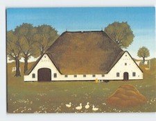 Postcard Typical House In Haubarg German By  Monika Piotrowski