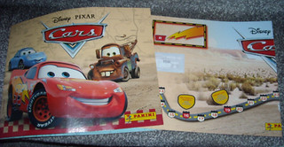 Panini Disney/Pixar CARS 2006 Sticker Album with some stickers and poster