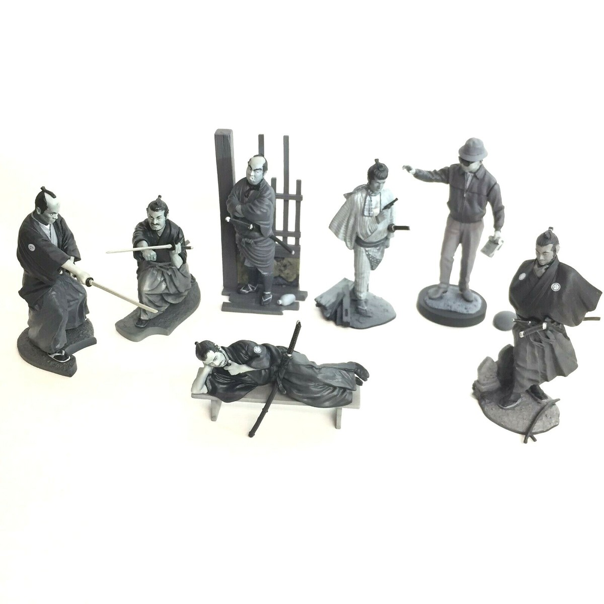 Akira Kurosawa 映画キャラクター フィギュアセット 7種 14体 Kurosawa Akira Seven Samurai Figures Set of 7 & Samurai Movie | eBay