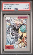 1992 DC Comics Cosmic Cards 27 Lex Luthor PSA 9