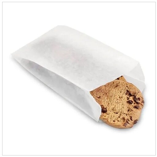 Glassine Bags Gusseted Translucent Wax Paper Favors Baked Goods Cookies
