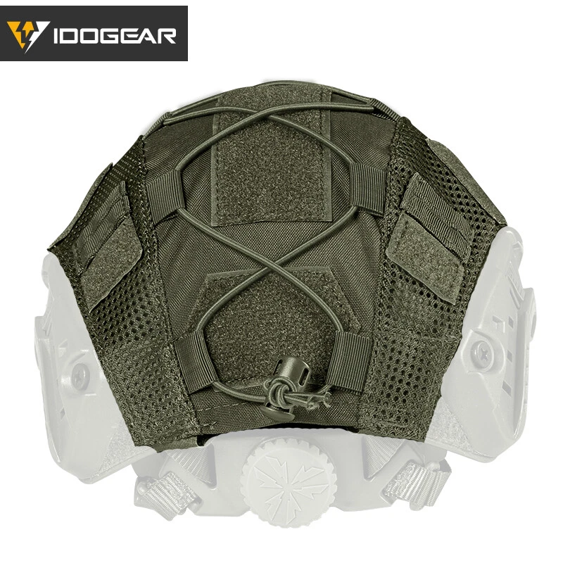 IDOGEAR Tactical Helmet Cover for FAST Helmet Camo BJ/PJ/MH Type Helmet Hunting - Image 2 of 4