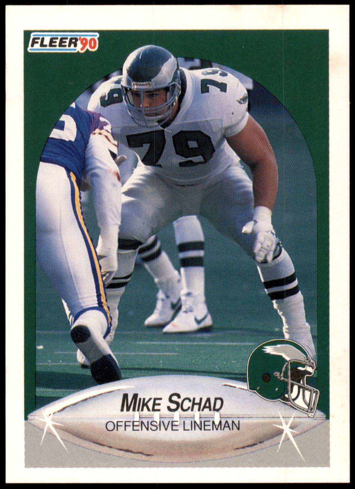 Mike Schad #89 1990 Fleer