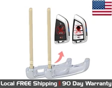 2x New Quality Replacement Key Fob Remote Uncut Insert Blade For Select BMW