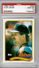 1989 Topps #492 Andy ASHBY - PSA 10+++ Astros - pop 4