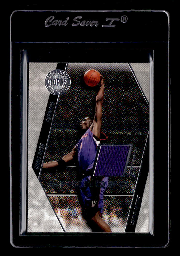 FILA 2005 06 Topps First Row Thunder Relics #CB Chris Bosh Jersey 200 NM MT