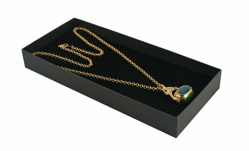 Necklace Pendant Jewellery Gift Postal Saver Display Box with Flocked Insert - Picture 4 of 5