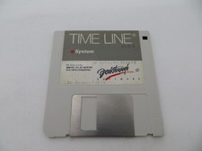 3.5" Floppy Disk Software TIME LINE System disc for IBM PC XT 3270 PC
