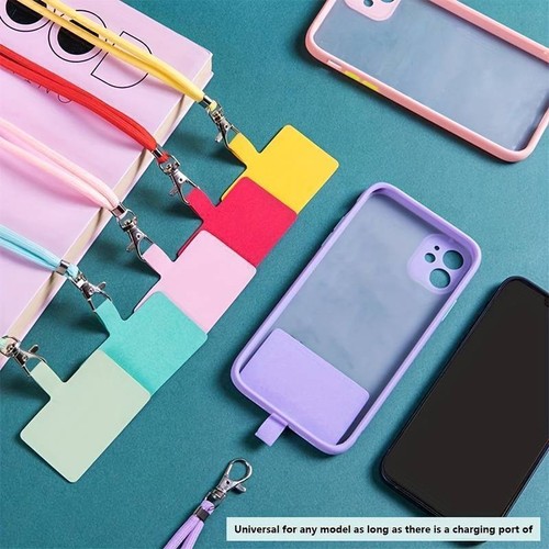 iPhone 15 Pro Max 14 13 12 XR Clear Back Case + Strap Lanyard Neck/Sholder Strap - Picture 7 of 17