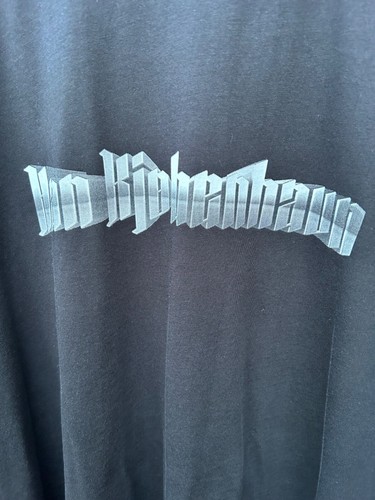 Camiseta Han Kjobenhavn Logotipo Cuadrado SS Para Hombre Negra Cuello Redondo Nuevas Etiquetas Diseñador - Imagen 2 de 8