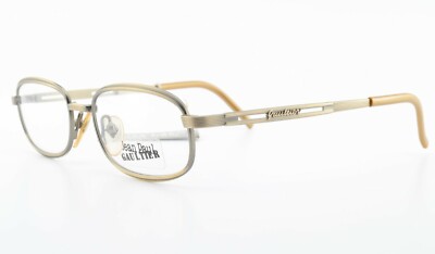 Jean Paul Gaultier Glasses Frame 55-7113 50-17 140 Eye Metal Japan  