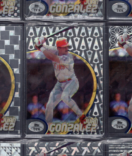 Juan Gonzalez [Pattern 23] #60 1998 Topps Tek card