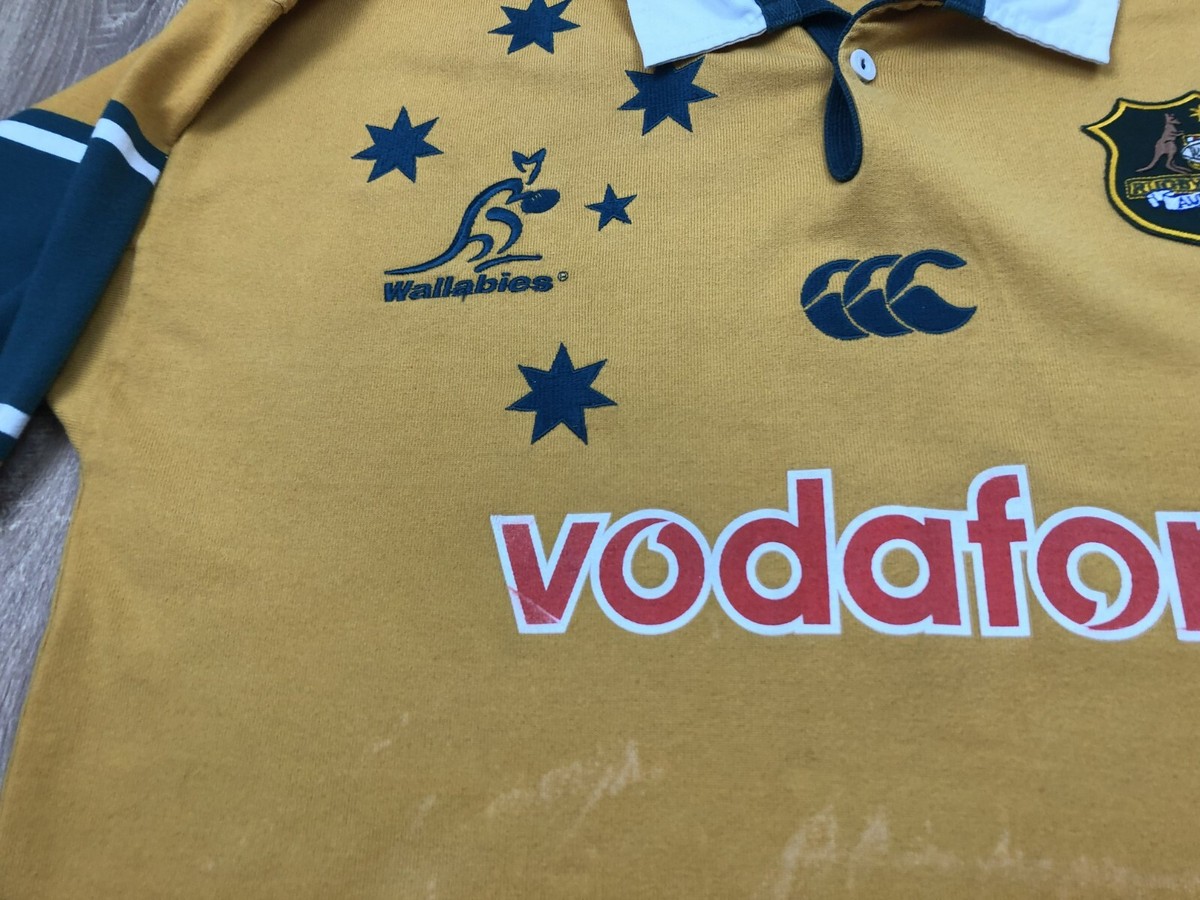 CANTERBURY - 90s Canterbury Wallabies Jersey ラガーシャツ Vintage 90's Australia Wallabies Canterbury Rugby Union