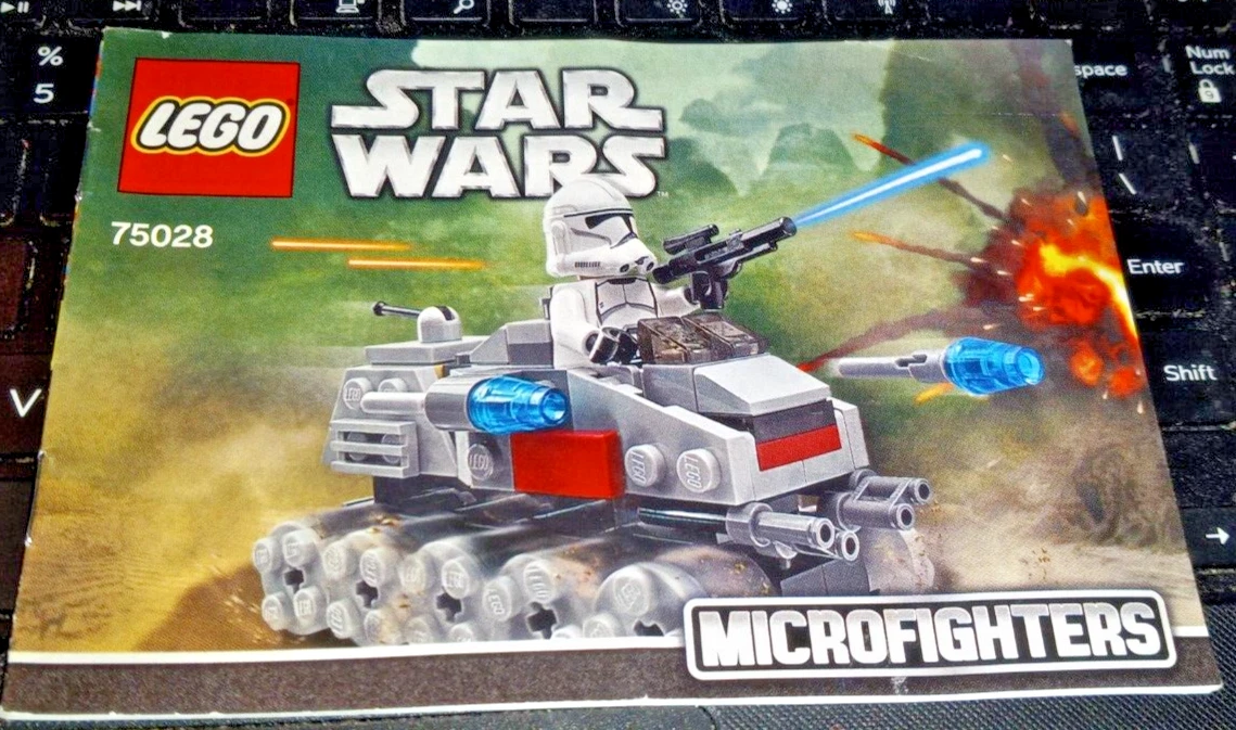 Lego INSTRUCTION MANUAL ONLY 75028 Star Wars Clone Turbo Tank Microfighter