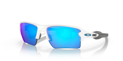 Oakley Flak 2.0 XL Polished White/Prizm Sapphire 59 mm Sunglasses OO9188-9459