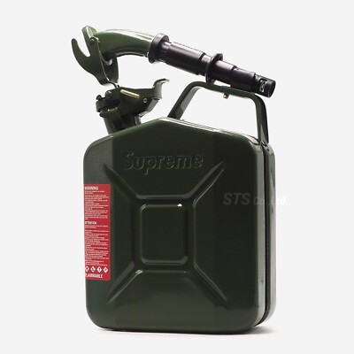 Supreme x Wavian • 5L • Jerry Can • Green • Sold-Out • Cross