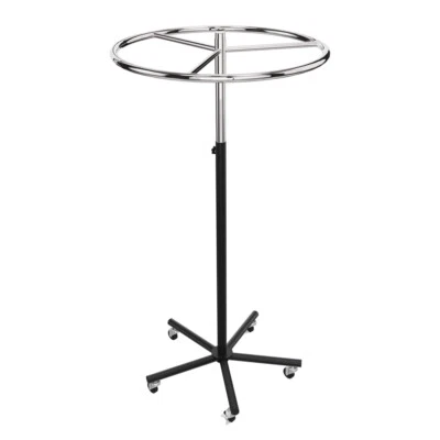 Rundständer Aigentlich Konfektionsständer schwarz, höhenverstellbar, Ring 74 cm