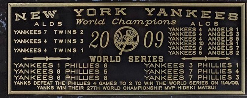 New York Yankees 2009 World Champions - World Series Champions - Picture 4 of 4