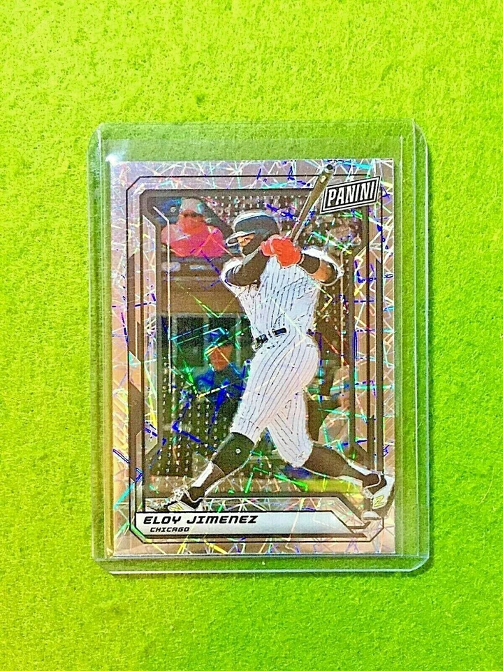 ELOY JIMENEZ ROOKIE CARD REFRACTOR RC /99 SP PRIZM WHITE SOX - 2019 National VIP