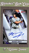 2019 Bowman's Best #B19-MTO Michael Toglia Rookie RC Best of 2019 Auto - Rockies