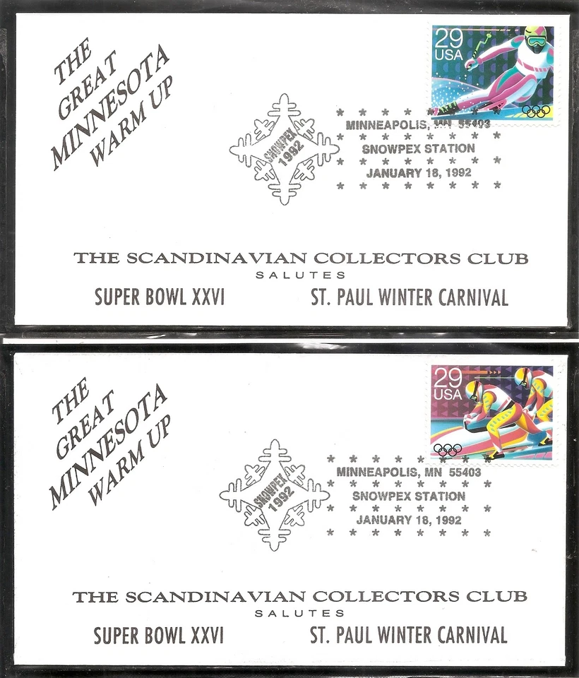 Snowpex 1992, The Great Minnesota Warm Up. The scandinavian Collectors Club. - Image 2 of 2