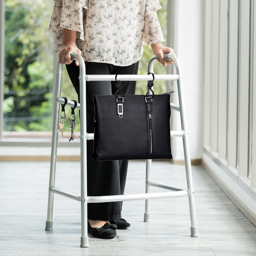 6 Stck. Haken für Wanderer Rollator Rollstuhl Kinderwagen Korb Tablett Zubehör für - Bild 3 von 6