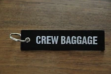 CREW bagage keychain keyring bagage tag