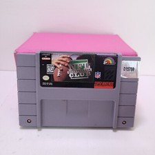 NFL Quarterback Club (Super Nintendo Entertainment System, 1994) Cartridge Only