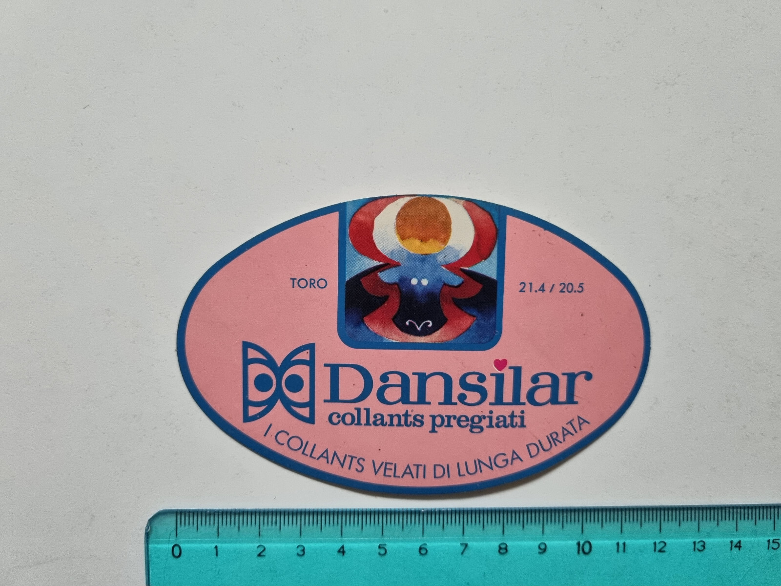 dansilar-collants-toro-autocollant-timbre-vintage-80s-original-ebay