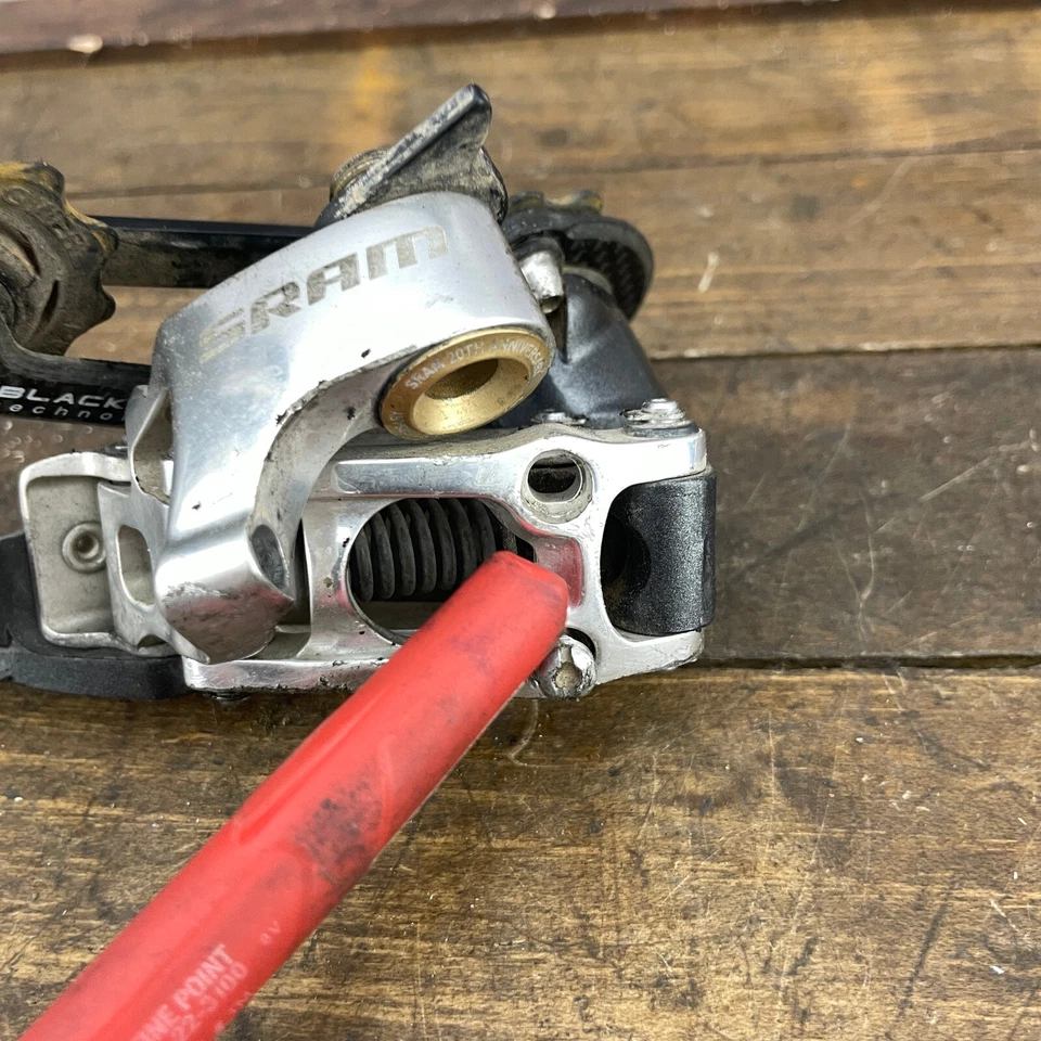 Câmbio traseiro SRAM XO PEÇAS caixa preta fibra de carbono gaiola curta 9 velocidades MTB - Imagem 2 de 4