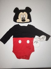 NWT Disney Store Mickey Mouse Baby Costume Bodysuit 3-6 months