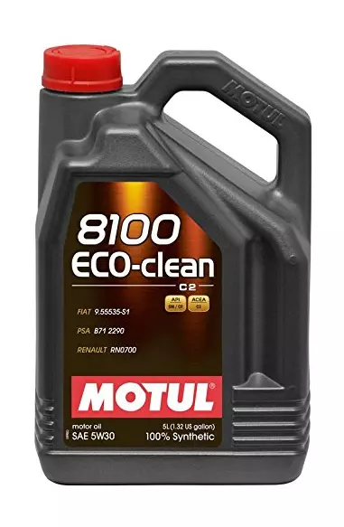 MOTUL Oil 8100 Eco Clean 5W 30 Lubricant Engine 5 Lt Moto Car