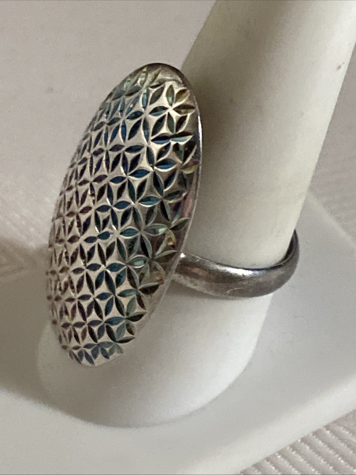 Designer Signed Beautiful Solid Sterling Silver D… - image 3