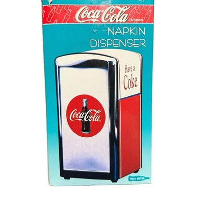 VTG Coca Cola Coke Napkin Dispenser Napkin Holder - Item #8795 - NIB