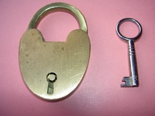 ✅ Lucchetto Lucchetto Lucchetto Amicizia in Ottone Fatto a Mano Pezzo Unico