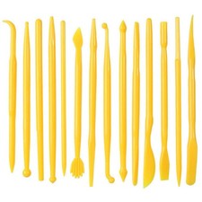Clay Tools, 14-Piece DIY Plastic Polymer Carving Set Clay Kit Pottery Modelin...